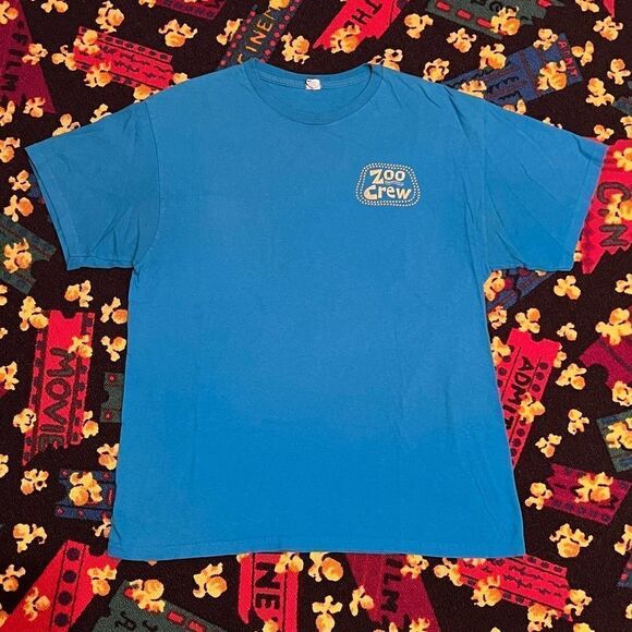 Vintage Zoo Crew Weird Animals Jesus’ Love Graphic Tee Shirt / Size L - Picture 1 of 5